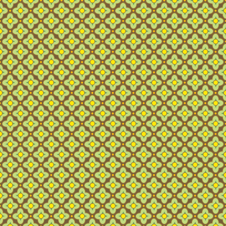 Tiled Primrose - Brown