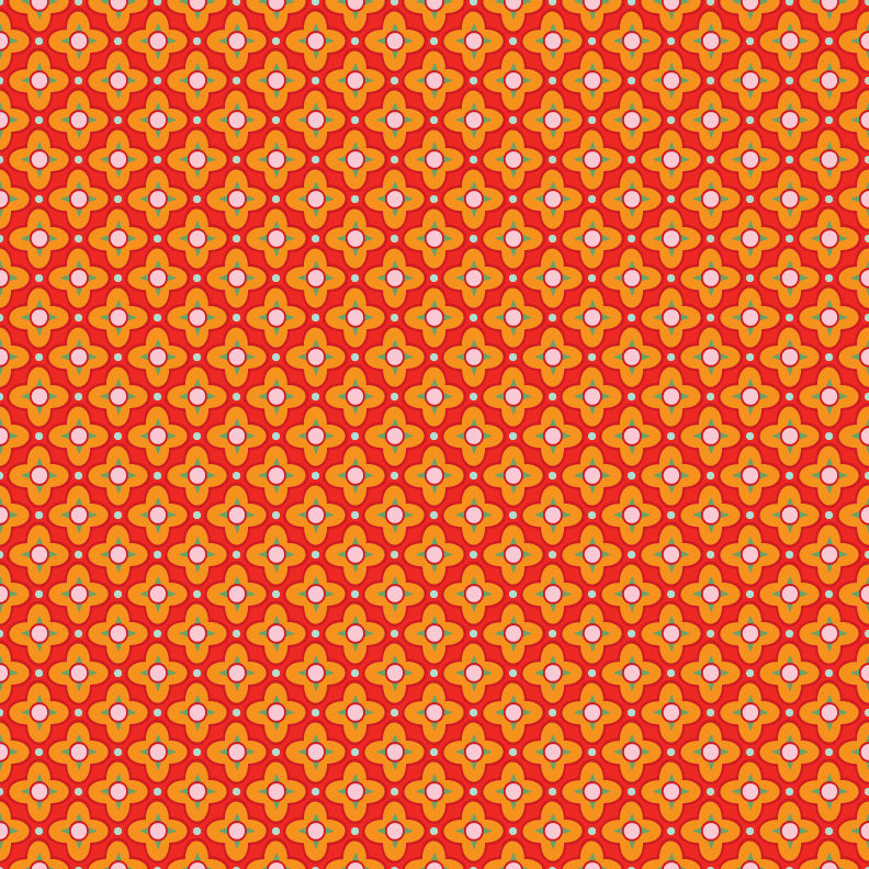 Tiled Primrose - Red