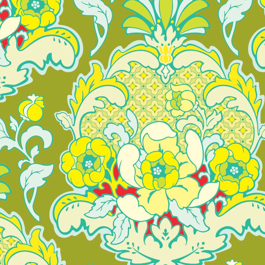 Pineapple Brocade - Celery