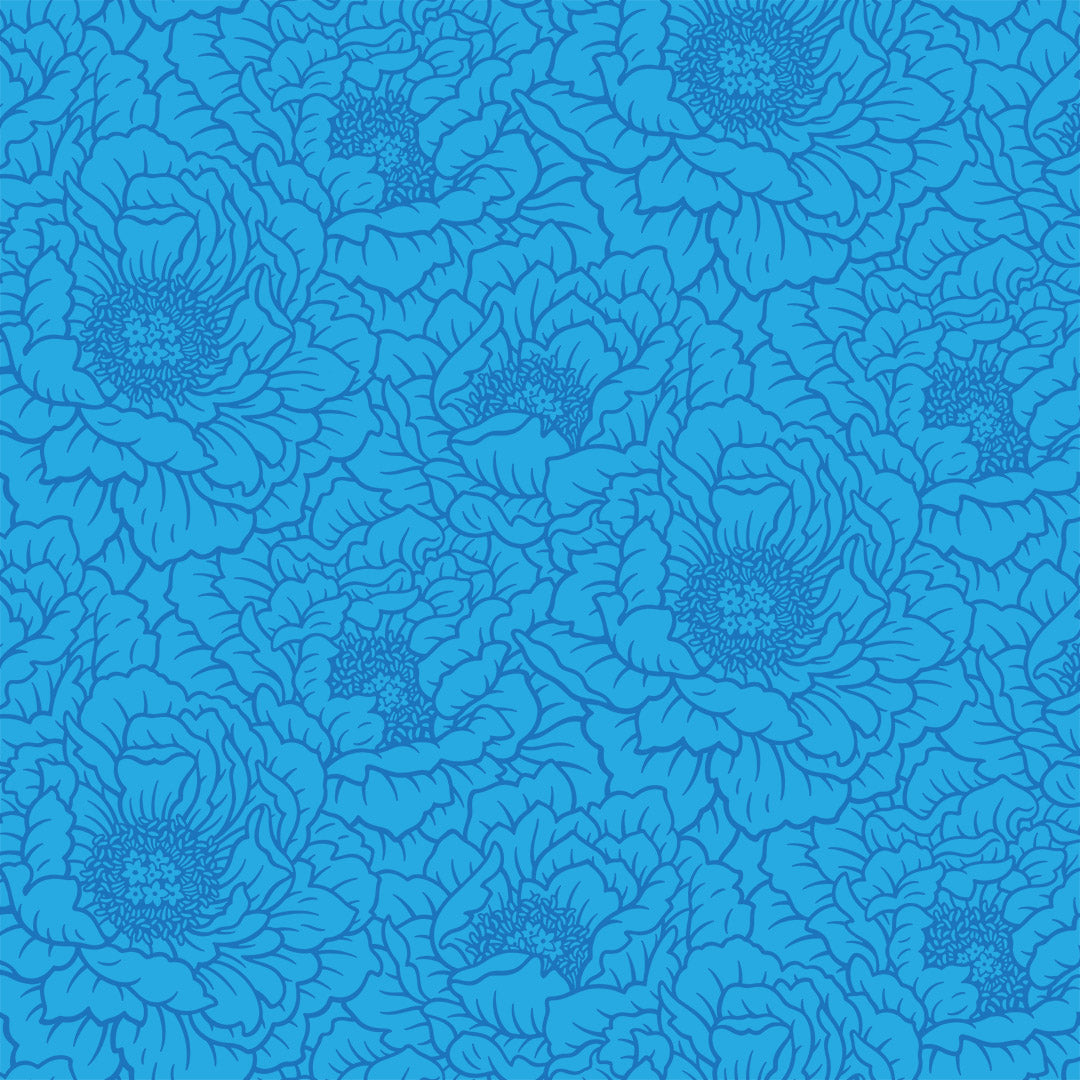 Peony - Blue
