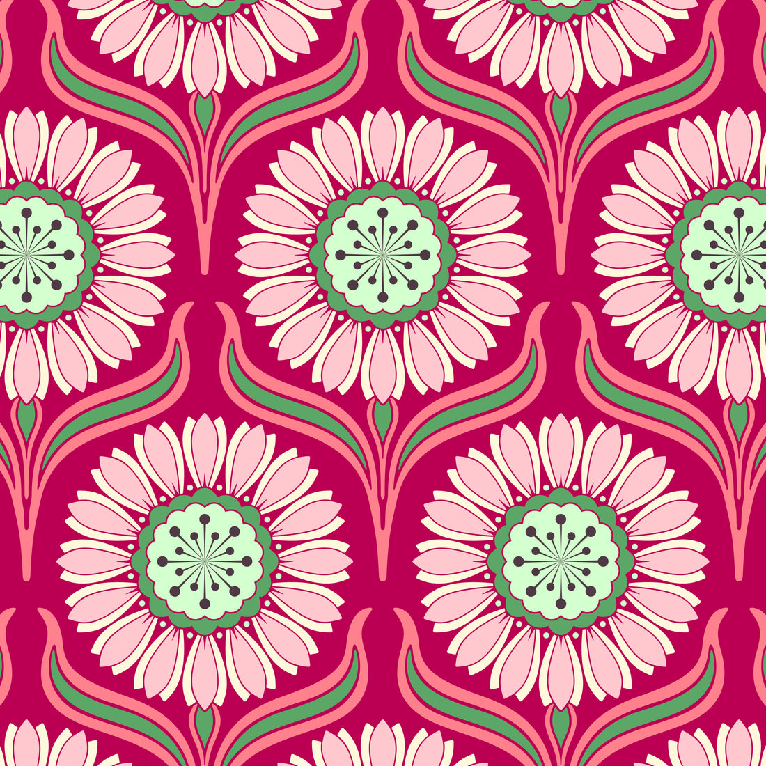 Pop Daisy - raspberry