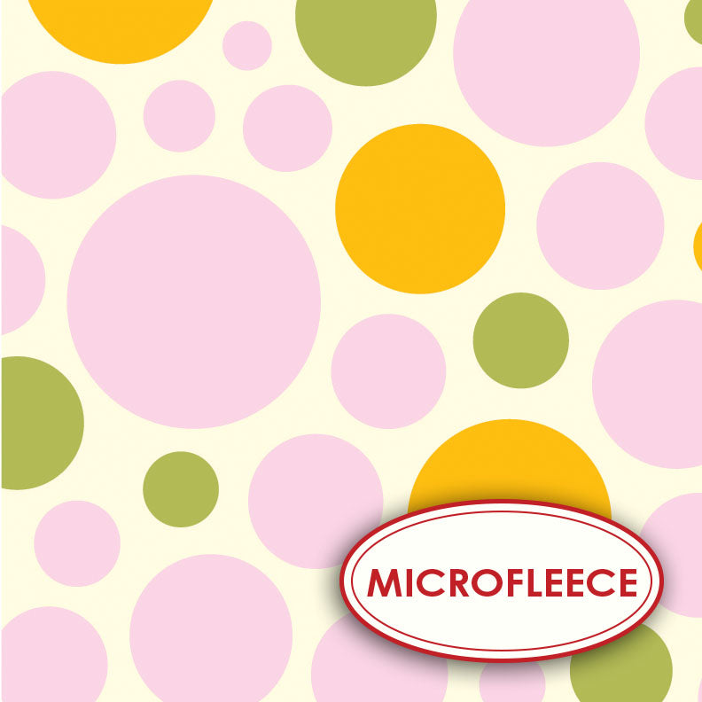 MICROFLEECE - Dream Dot - Clementine