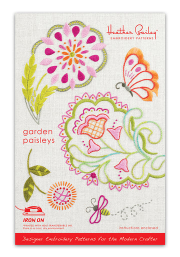 Garden Paisleys Embroidery