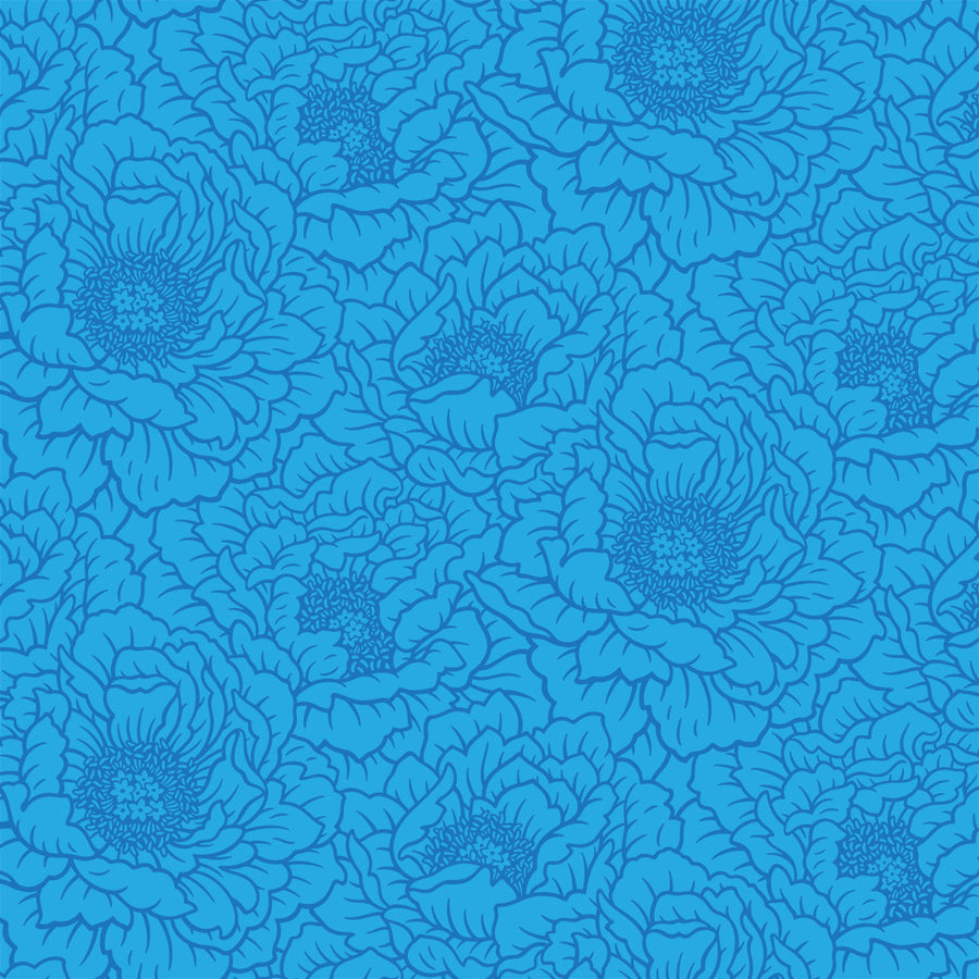 Peony - Blue
