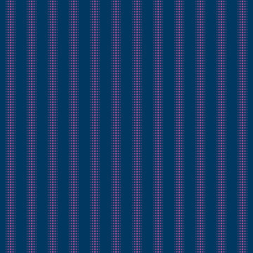 Dot Stripe - Navy