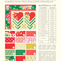 Hello LOVE™ Quilt Kit  - Emerald