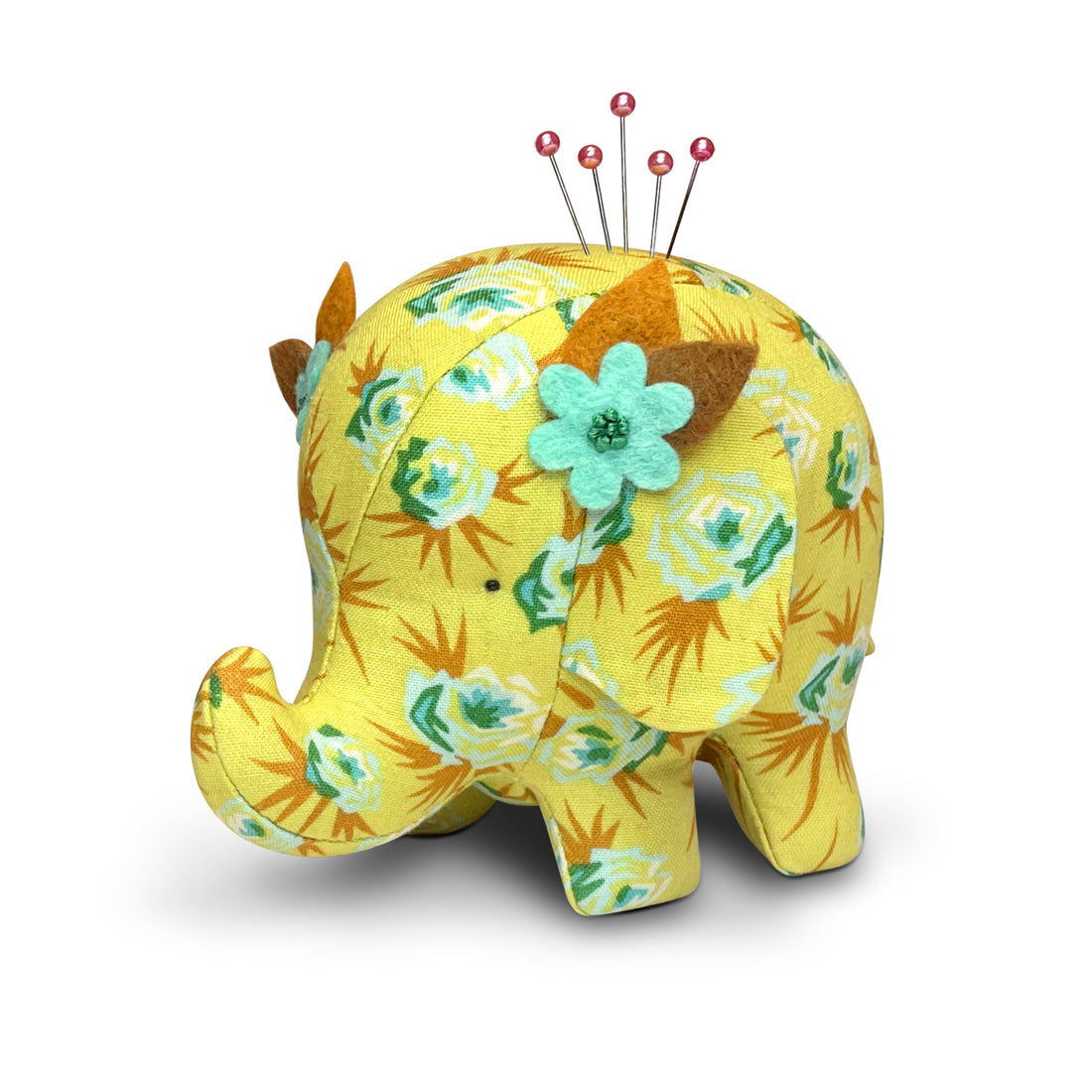 Elephant Pincushion Kit - Hannah