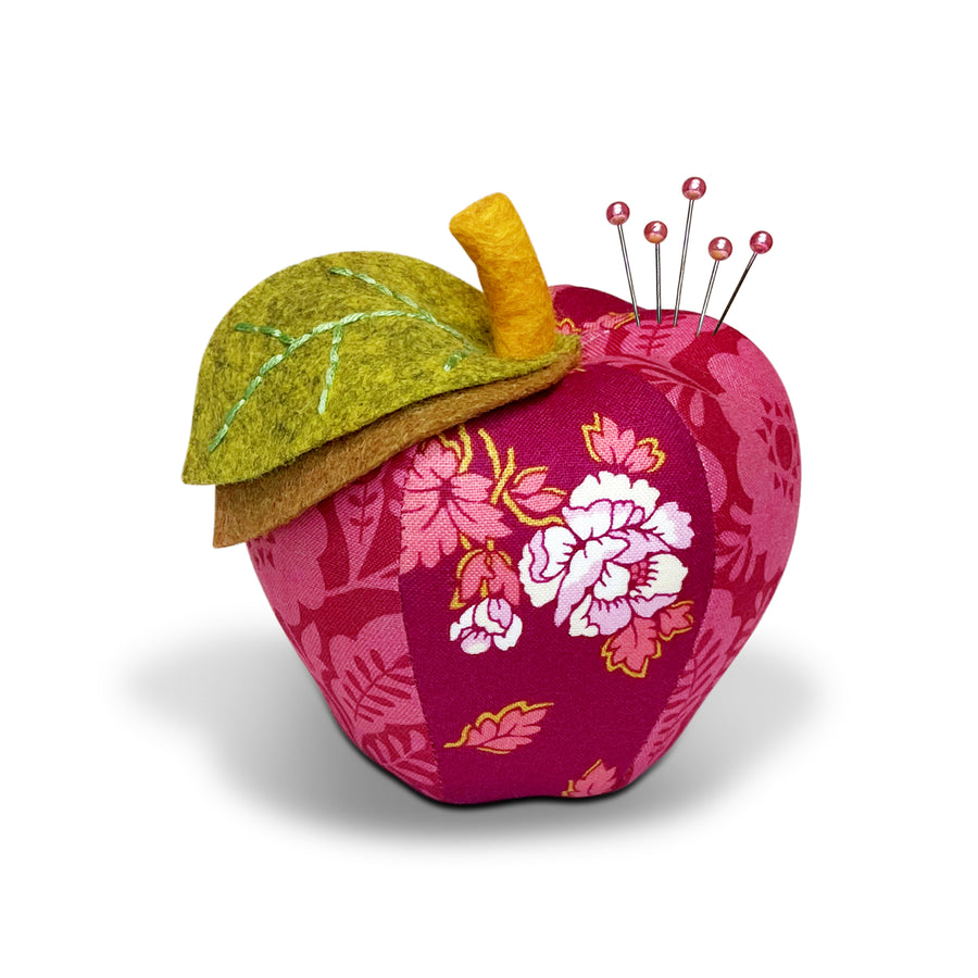 Apple Pincushion Kit - Red Primrose