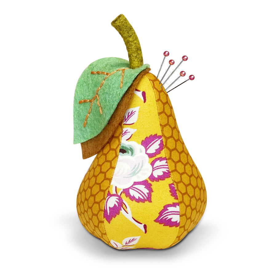 Pear Pincushion Kit - Golden Sweet