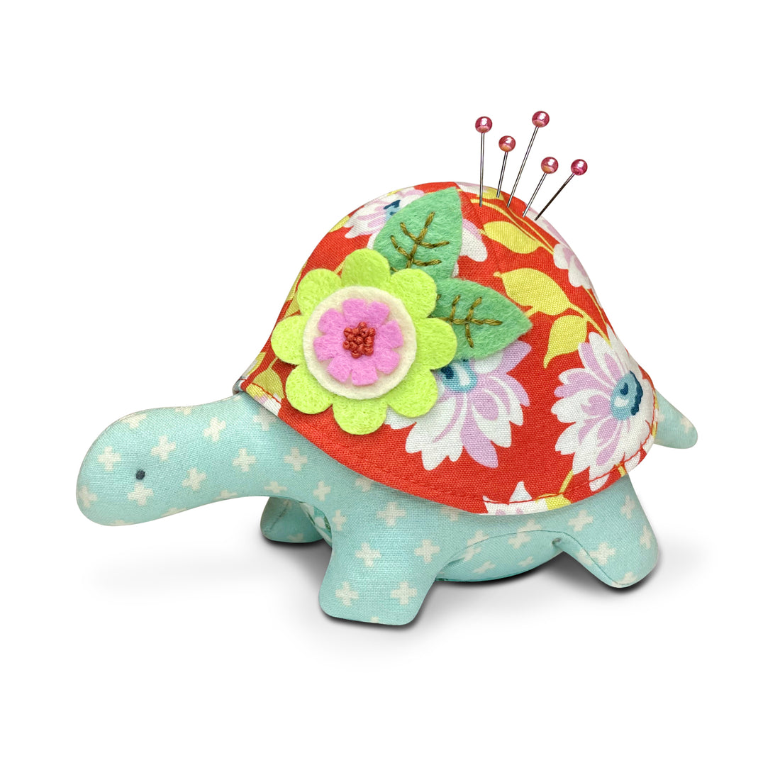 Turtle Pincushion Kit - Daisy