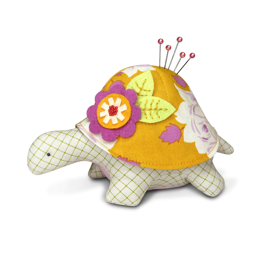 Turtle Pincushion Kit - Marigold