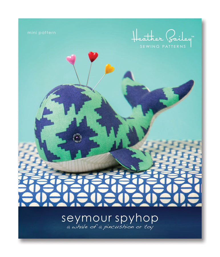 Seymour Spyhop Pincushion - Whale, Orca & Narwhal