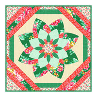 Prize Bloom Quilt Kit - Emerald