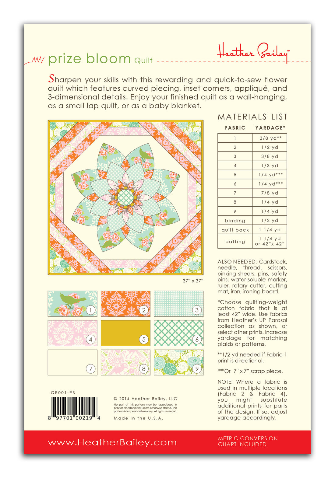 Prize Bloom Quilt